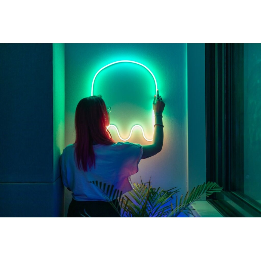 Twinkly TWFL300STW-WEU - LED strip m. RGB-farver dæmpbar FLEX 300xLED 3 m Wi-Fi