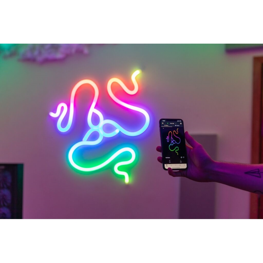 Twinkly TWFL300STW-WEU - LED strip m. RGB-farver dæmpbar FLEX 300xLED 3 m Wi-Fi