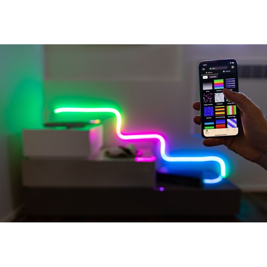 Twinkly TWFL300STW-WEU - LED strip m. RGB-farver dæmpbar FLEX 300xLED 3 m Wi-Fi