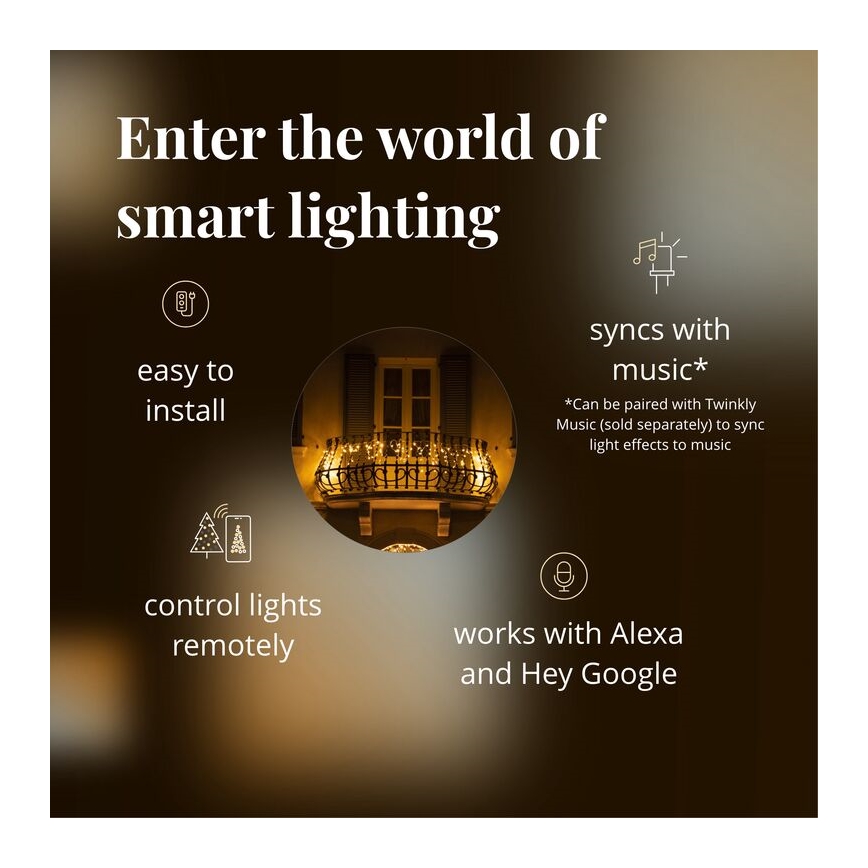 Twinkly - LED Dæmpbar udendørs Lysgardin ICICLE 190xLED 11,5 m IP44 Wi-Fi