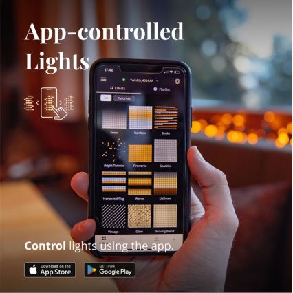 Twinkly - LED Dæmpbar udendørs Lysgardin ICICLE 190xLED 11,5 m IP44 Wi-Fi