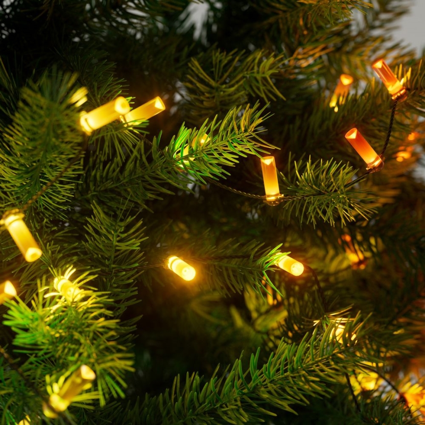 Twinkly - LED RGB dæmpbar julelyskæde CANDIES 200xLED 14 m USB Wi-Fi