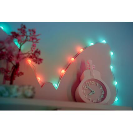 Twinkly - LED RGB Dæmpbar lyskæde CANDIES 100xLED 8 m USB Wi-Fi