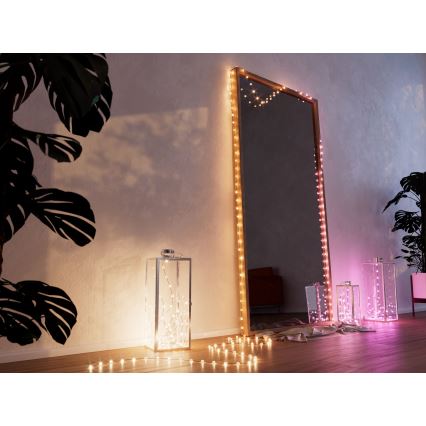 Twinkly - LED julekæde m. RGB-farver dæmpbar CANDIES 100xLED 8 m USB Wi-Fi