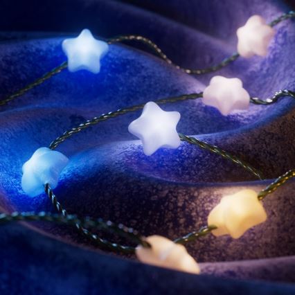 Twinkly - LED lyskæde m. RGB-farver dæmpbar CANDIES 200xLED 14 m USB Wi-Fi