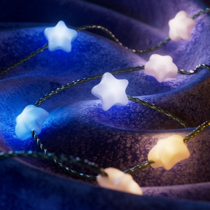 Twinkly - LED RGB Dæmpbar lyskæde CANDIES 200xLED 14 m USB Wi-Fi