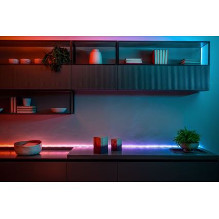 Twinkly TWL100ADP-B - LED strip m. RGB-farver forlængerdel LINE 100xLED 1,5 m Wi-Fi