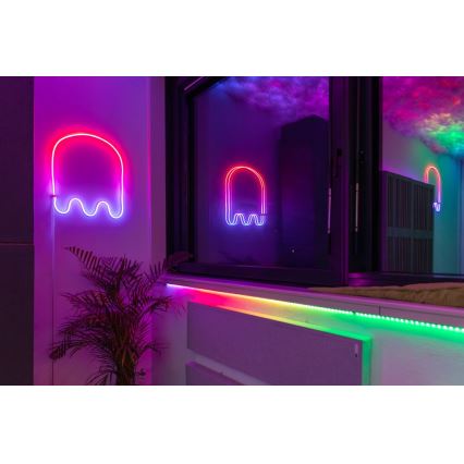 Twinkly TWL100ADP-B - LED strip m. RGB-farver forlængerdel LINE 100xLED 1,5 m Wi-Fi