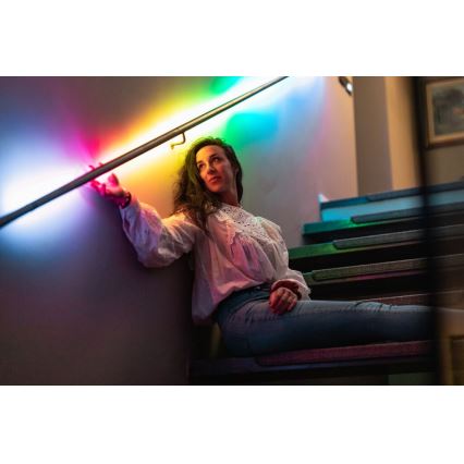 Twinkly TWL100ADP-B - LED strip m. RGB-farver forlængerdel LINE 100xLED 1,5 m Wi-Fi