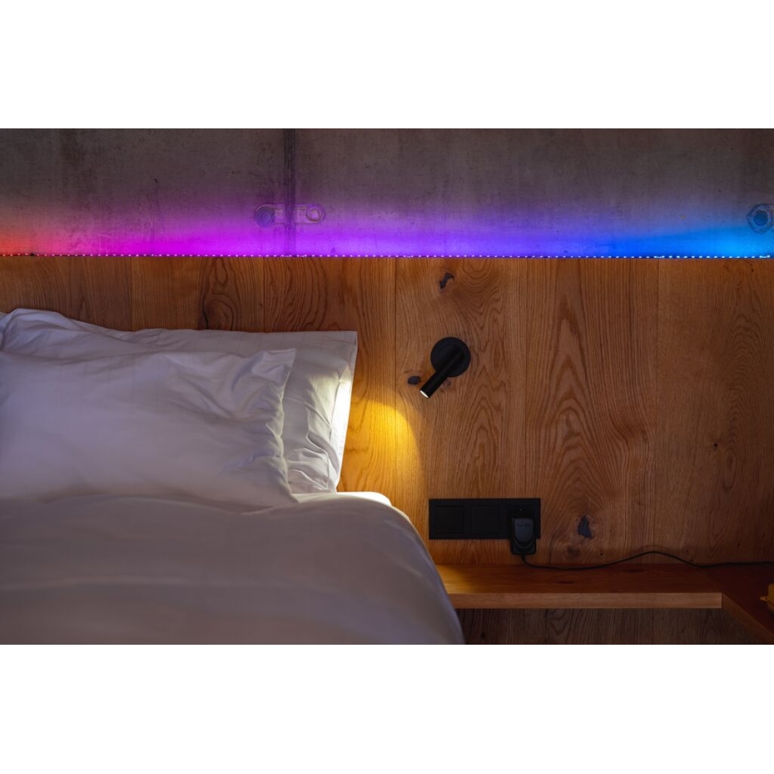 Twinkly TWL100ADP-B - LED strip m. RGB-farver forlængerdel LINE 100xLED 1,5 m Wi-Fi