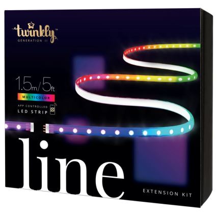 Twinkly - LED RGB Forlængelse dæmpbar lysbånd LINE 100xLED 1,5 m Wi-Fi