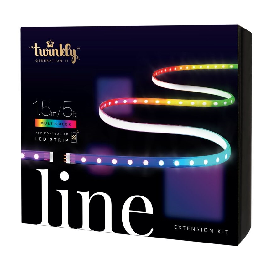 Twinkly - LED RGB Forlængelse dæmpbar lysbånd LINE 100xLED 1,5 m Wi-Fi