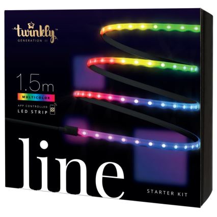 Twinkly - LED RGB Lysbånd dæmpbart LINE 100xLED 1,5 m Wi-Fi