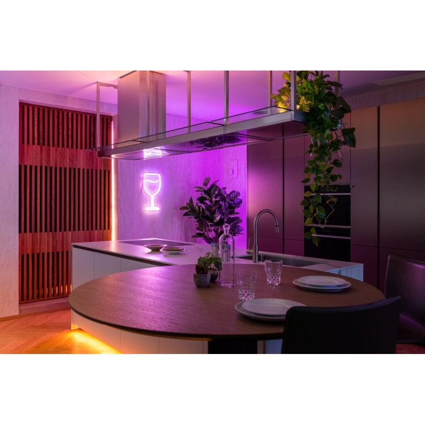 Twinkly - LED RGB Lysbånd dæmpbart LINE 100xLED 1,5 m Wi-Fi