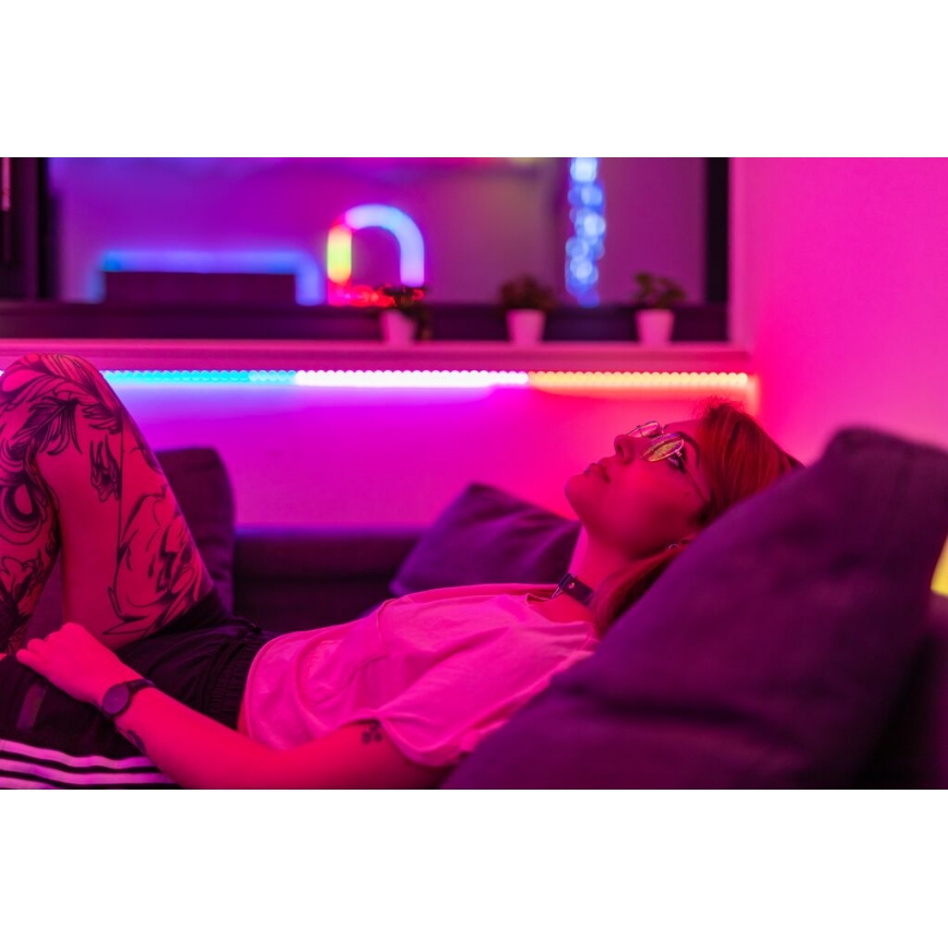 Twinkly - LED RGB Lysbånd dæmpbart LINE 100xLED 1,5 m Wi-Fi