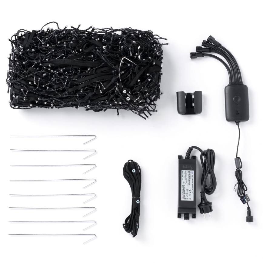 Twinkly - LED RGBW Dæmpbar udendørs juletræ LIGHT TREE 1000xLED 6 m IP44 Wi-Fi