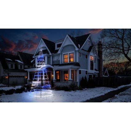 Twinkly - LED RGBW dæmpbart udendørs juletræ LIGHT TREE 1000xLED 6 m IP44 Wi-Fi