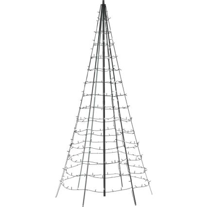 Twinkly - LED RGBW Dæmpbar udendørs juletræ LIGHT TREE 300xLED 2m IP44 Wi-Fi