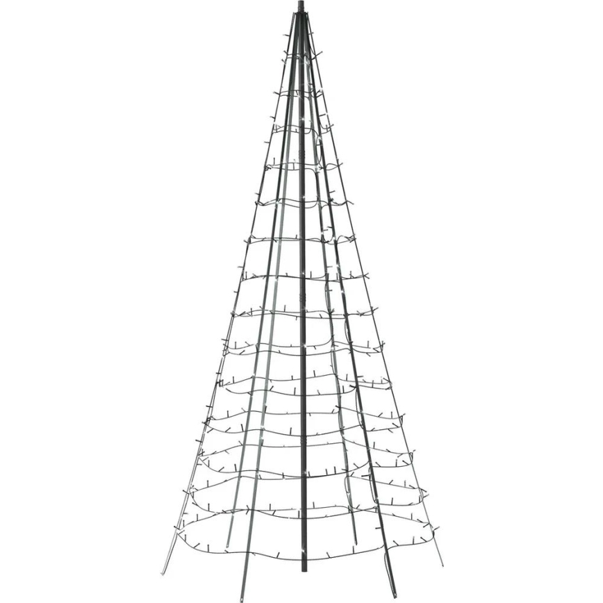 Twinkly - LED RGBW Dæmpbar udendørs juletræ LIGHT TREE 300xLED 2m IP44 Wi-Fi