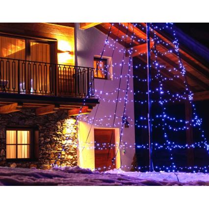 Twinkly - LED RGBW Dæmpbar udendørs juletræ LIGHT TREE 750xLED 4m IP44 Wi-Fi
