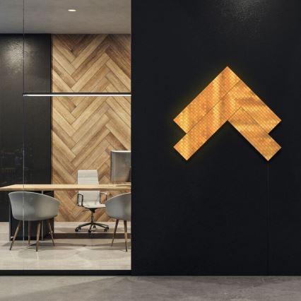 Twinkly - LED RGB Panel dæmpbart SQUARES 64xLED 16x16 cm Wi-Fi