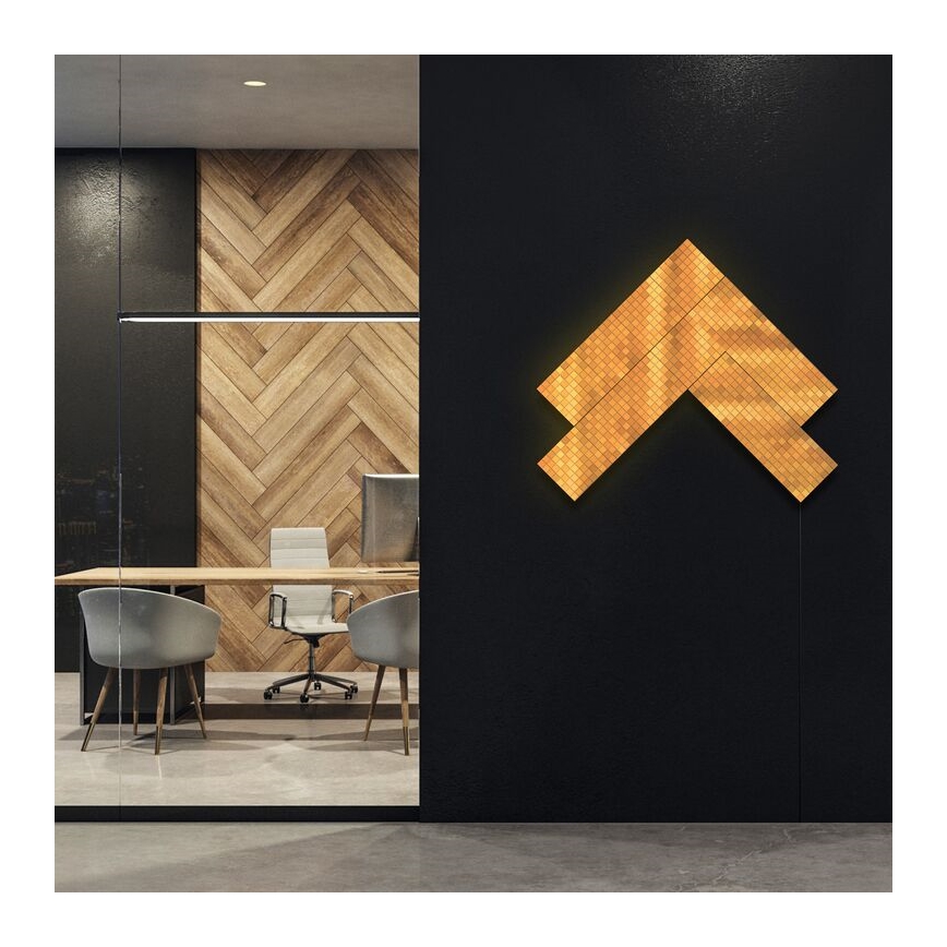 Twinkly - LED RGB Panel dæmpbart SQUARES 64xLED 16x16 cm Wi-Fi