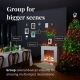 Twinkly - LED RGBW Dæmpbar udendørs julekæde STRINGS 250xLED 23,5m IP44 Wi-Fi
