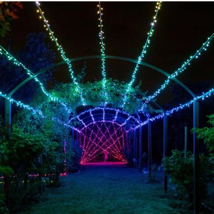 Twinkly - LED RGBW Dæmpbar udendørs julekæde STRINGS 250xLED 23,5m IP44 Wi-Fi