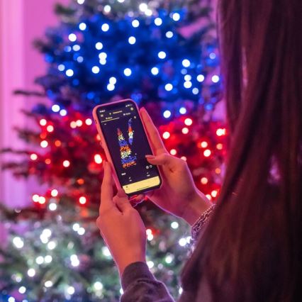 Twinkly - LED RGBW Dæmpbar udendørs julekæde STRINGS 250xLED 23,5m IP44 Wi-Fi