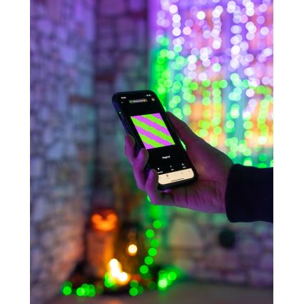 Twinkly - LED RGBW Dæmpbar udendørs julelyskæde STRINGS 250xLED 23,5m IP44 Wi-Fi