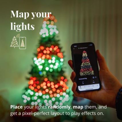 Twinkly - LED RGBW Dæmpbar udendørs julelyskæde STRINGS 250xLED 23,5m IP44 Wi-Fi
