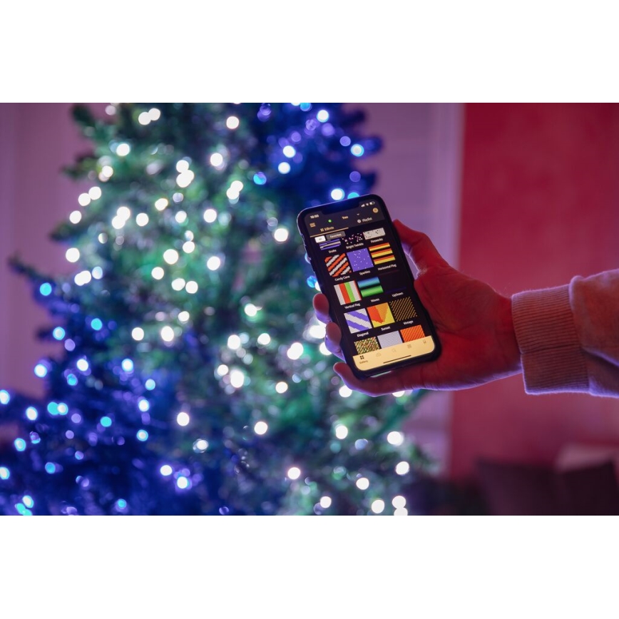 Twinkly - LED RGB Dæmpbar udendørs julekæde STRINGS 250xLED 23,5 m IP44 Wi-Fi