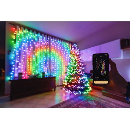 Twinkly - LED RGB Dæmpbar udendørs julekæde STRINGS 250xLED 23,5 m IP44 Wi-Fi