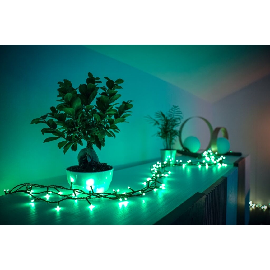 Twinkly - LED RGB Dæmpbar udendørs julekæde STRINGS 250xLED 23,5 m IP44 Wi-Fi