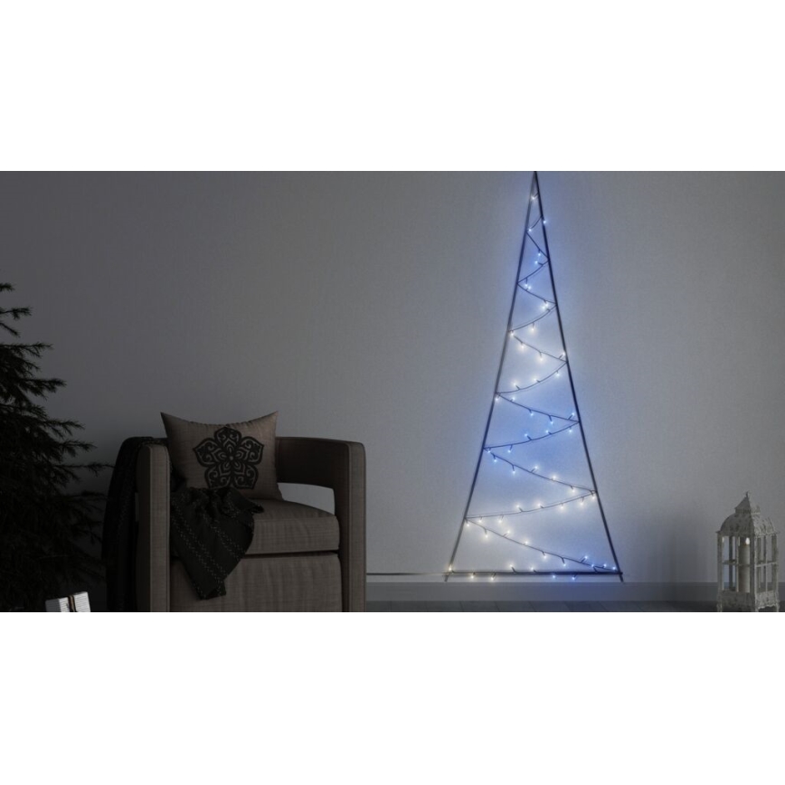 Twinkly - LED RGBW Dæmpbar udendørs Juletræ LIGHT TREE 70xLED IP44 Wi-Fi