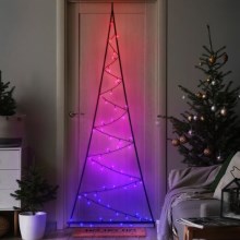 Twinkly - Udendørs LED juletræ RGB-farver LIGHT TREE 70xLED/24W/230V IP44 Wi-Fi