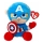 TY - Plyslegetøj SOFT CAPTAIN AMERICA Marvel 15 cm