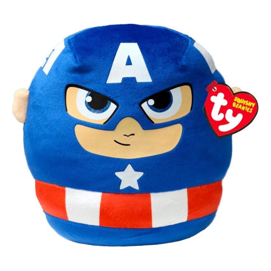 TY - Plyslegetøj Squishy CAPTAIN AMERICA 22 cm