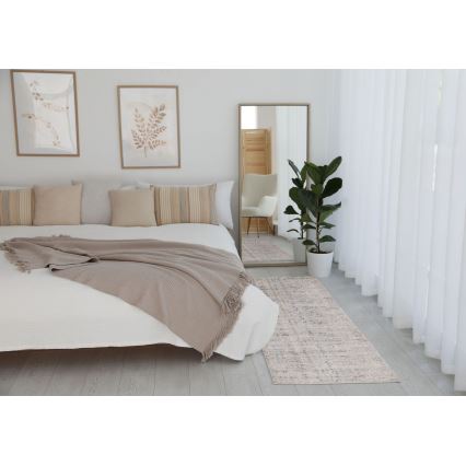 Tæppe BILBAO SHAGGY 80x150 cm beige