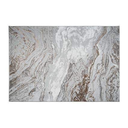 Tæppe CREATION 200x290 cm 1950 g/m² grå/brun marmormønster