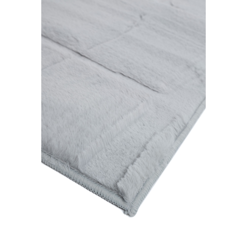 Tæppe RABBIT 3D 120x170 cm lysegrå