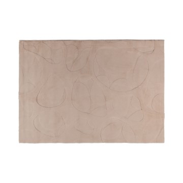 Tæppe RABBIT 3D 160x230 cm beige