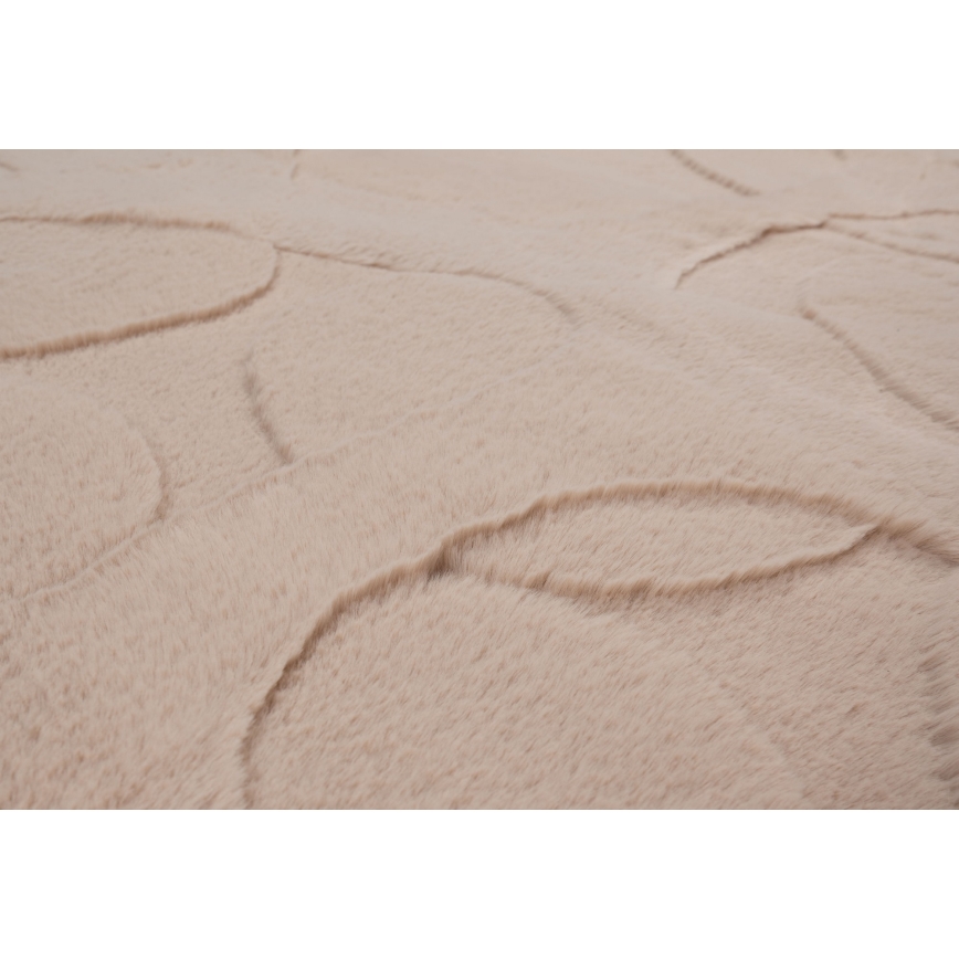 Tæppe RABBIT 3D 160x230 cm beige