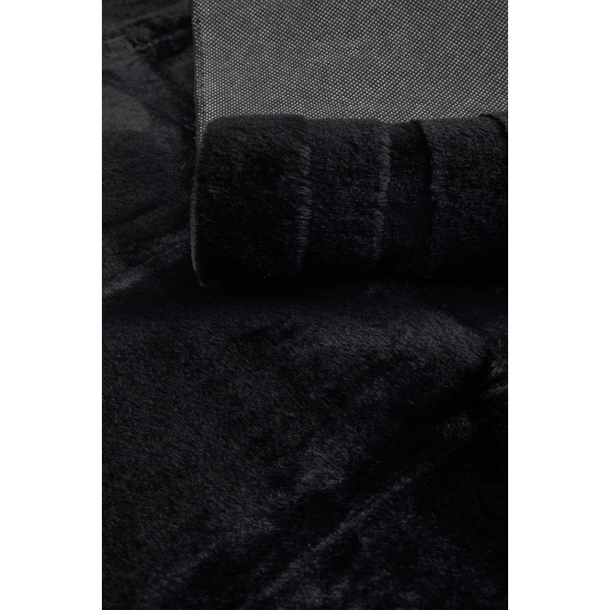 Tæppe RABBIT 3D 160x230 cm sort