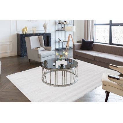 Tæppe RABBIT BUBBLE 120x170 cm cremefarvet