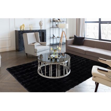 Tæppe RABBIT BUBBLE 120x170 cm sort