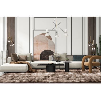 Tæppe RABBIT BUBBLE 160x230 cm brun
