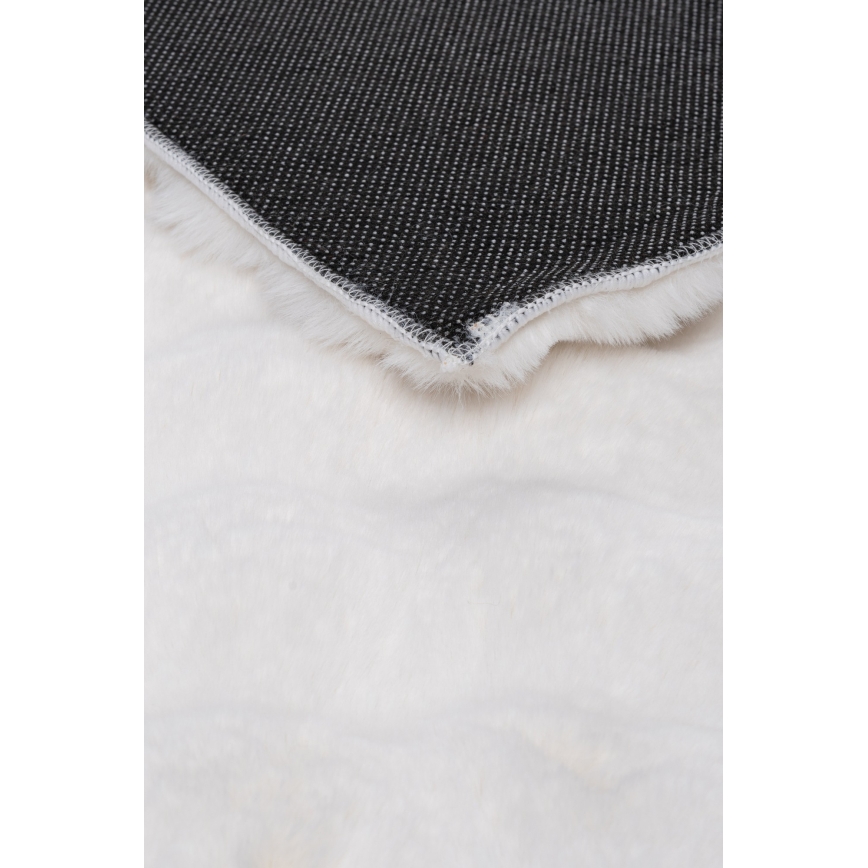 Tæppe RABBIT BUBBLE 80x150 cm cremefarvet