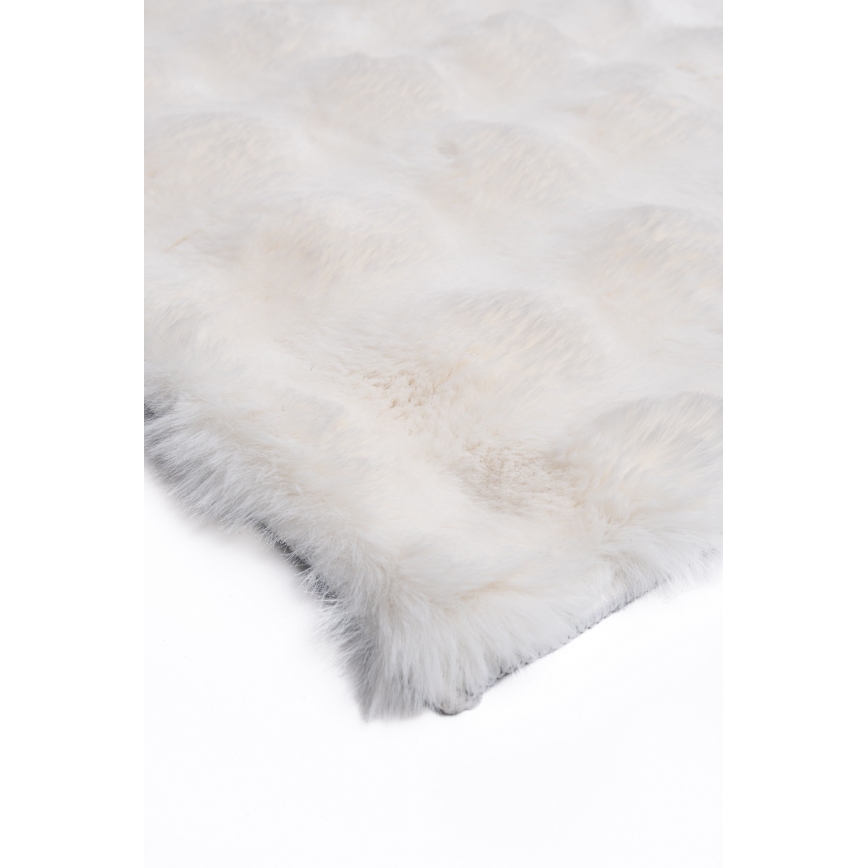 Tæppe RABBIT BUBBLE 80x150 cm cremefarvet