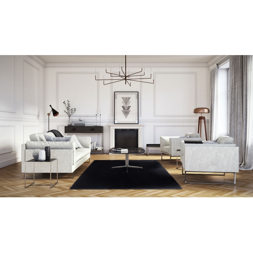 Tæppe RABBIT-FOX 160x230 cm sort